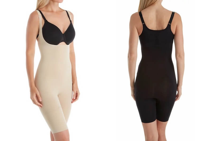 Shaper fabrics with four way stretch offer a comfier fit.