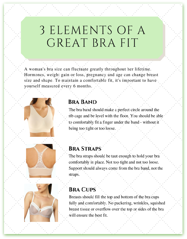 Bra Fit Guide Bra Fit Guide