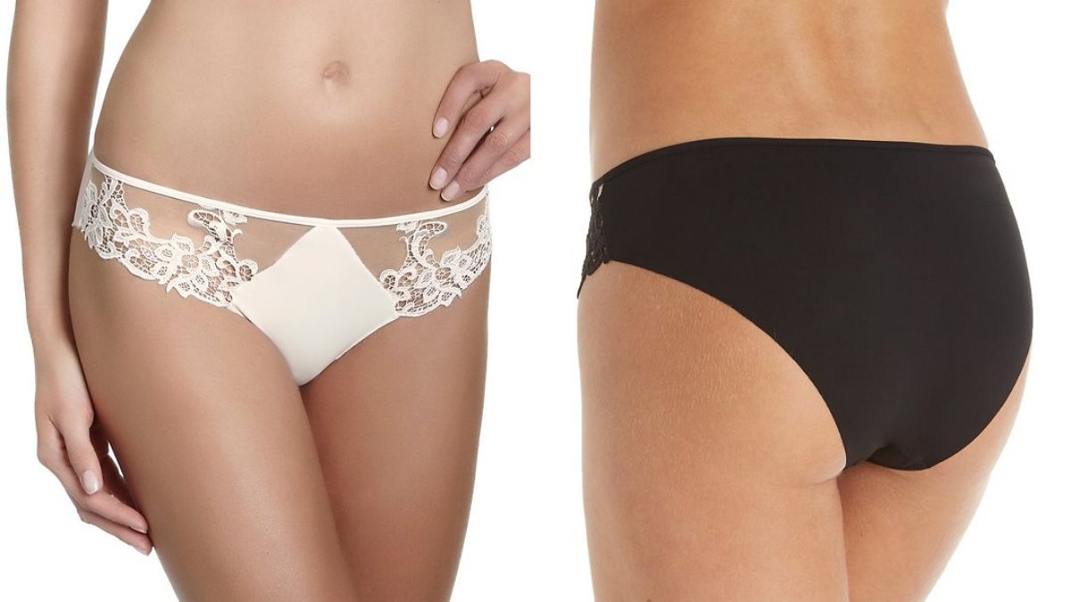 Bikini panties provide chic figure flattering coverage.