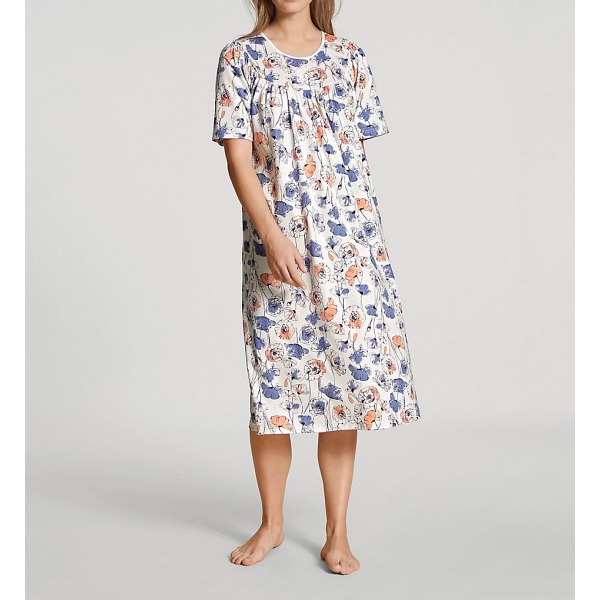 Night gowns in pretty prints are fabulous and feminine.