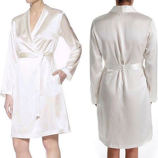 Silk robes are one of our favorites. They're even better paired with other beautiful lingerie.
