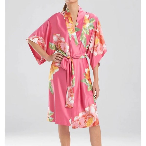 Beautiful satin robes are available in a stunning range of prints and patterns.
