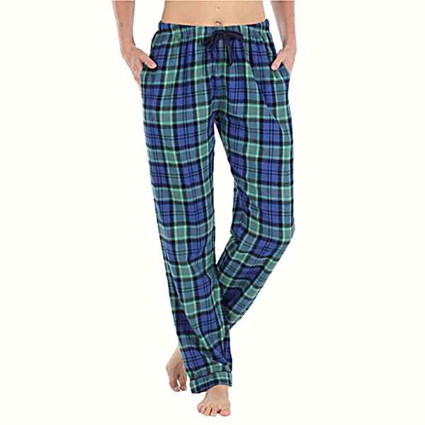 womens flannel sleepwear