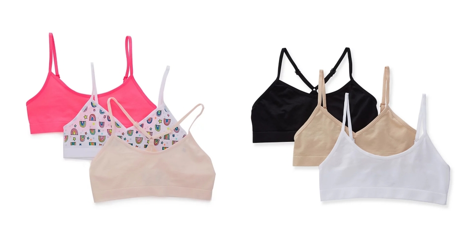 girls training bra