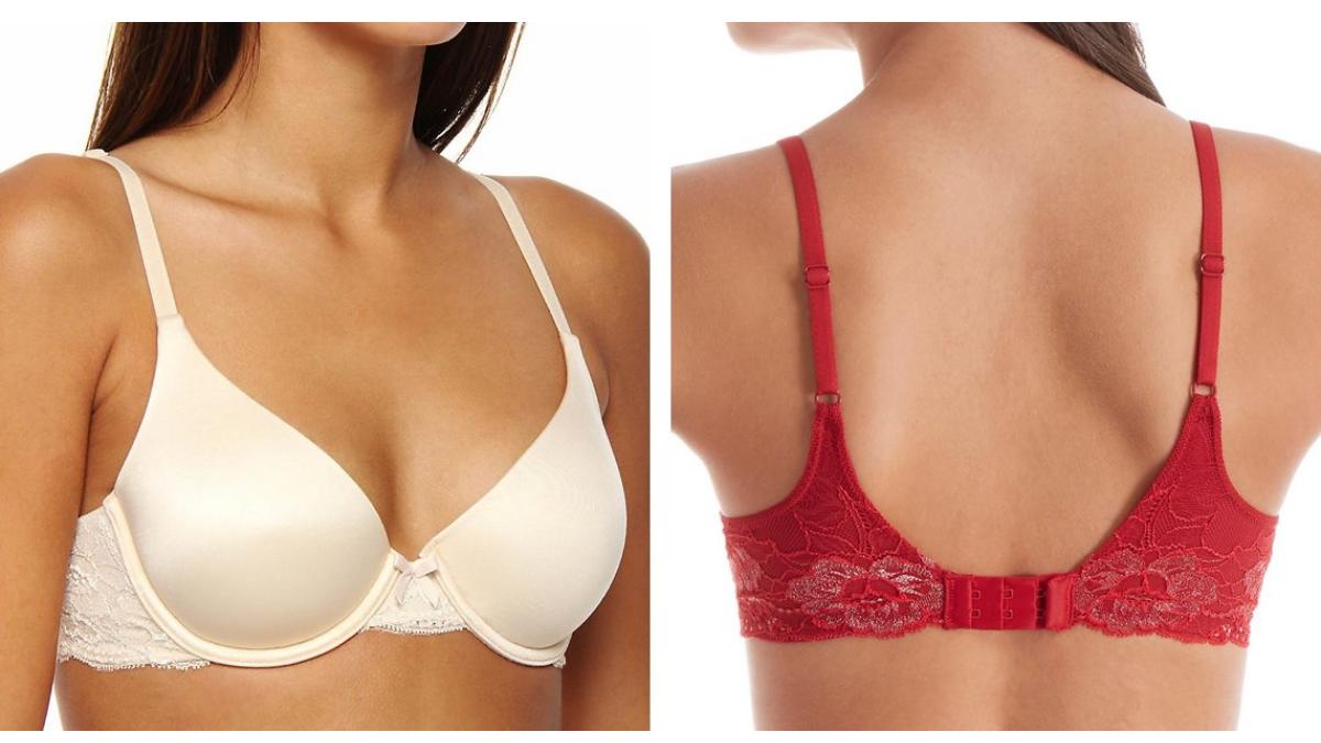 Bra measurements are determined by the band size and the cup size.