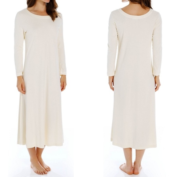 Long night gowns in simple styles are timeless options that never go out of style.
