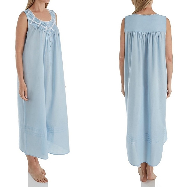Womens nightgowns in cotton are lightweight and comfortable.
