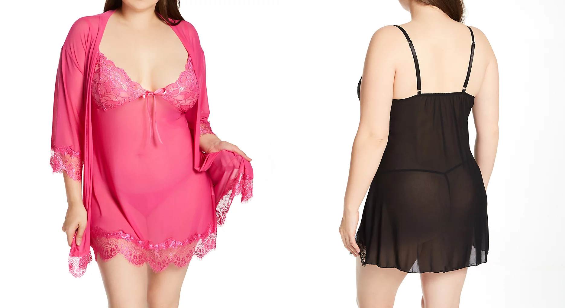 Baby doll lingerie with matching panties are a great Valentines Day gift.