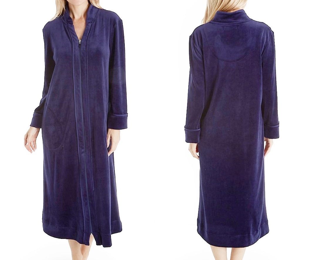 zip front robe