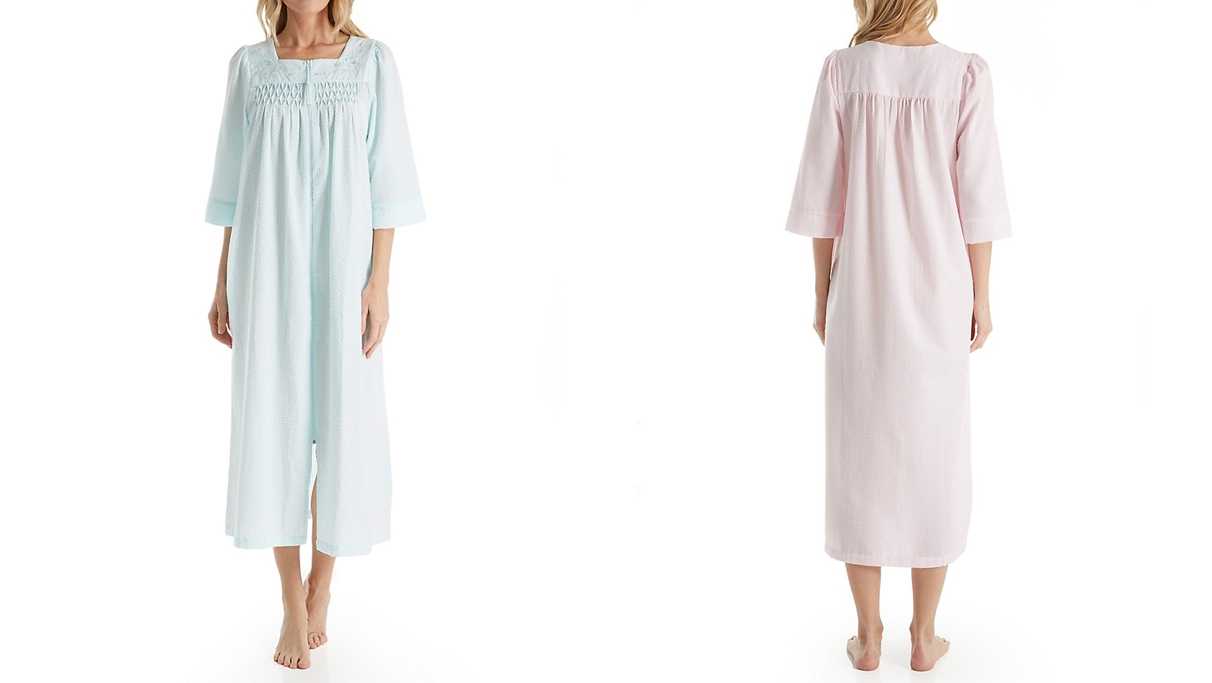 miss elaine long sleeve nightgowns