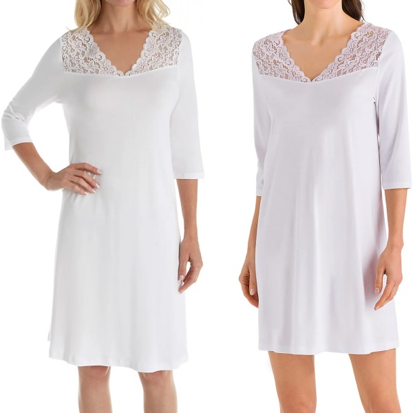 White Cotton Nightgown