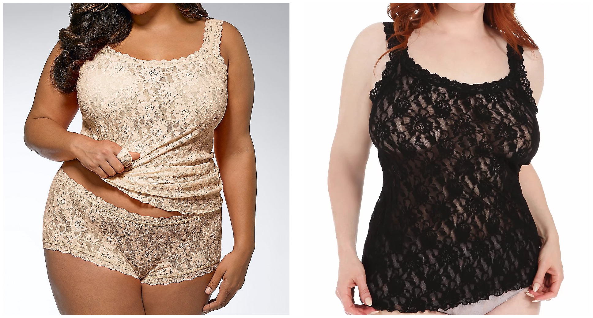 Lingerie plus size in head-turning lace is hard to resist.