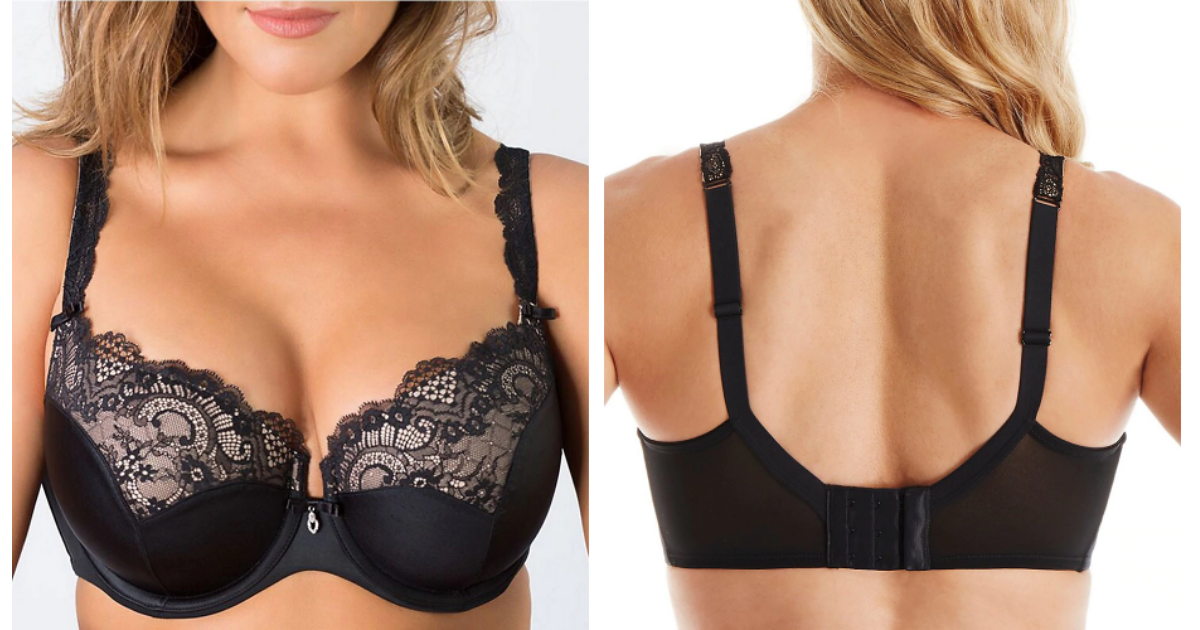 Plus size bras have fuller cups and wider straps that make them more comfortable.