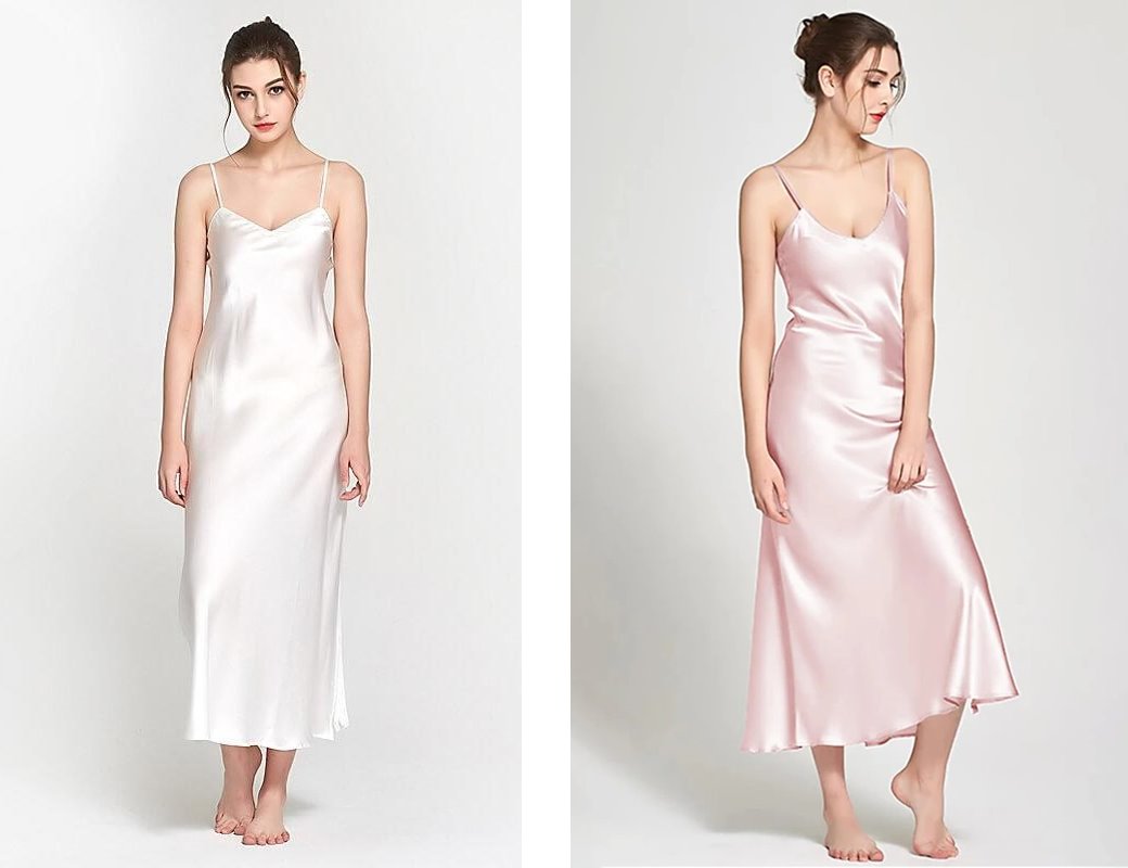 silk nightgowns