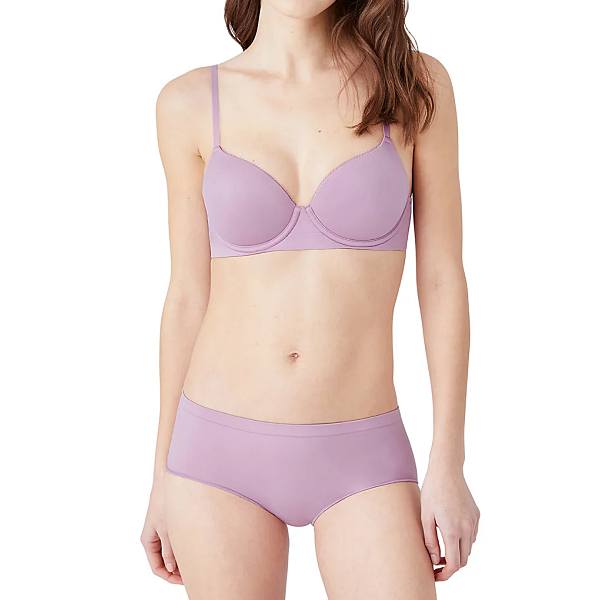 An underwire bra that's seamless is perfect for T shirts and sheer tops.