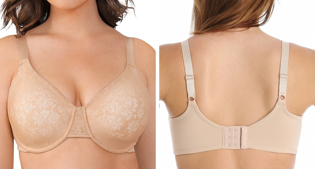 Minimizer bras that have smooth seamless cups are a good option for knitwear and your favorite T shirts.