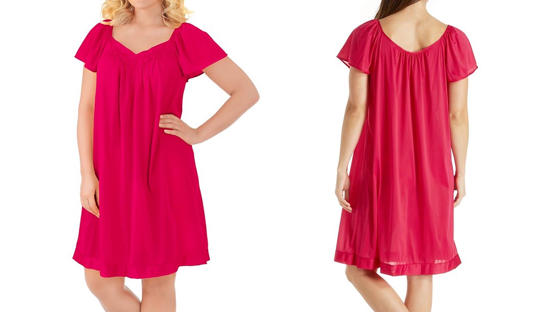 Vanity fair long sleeve nightgowns cheap