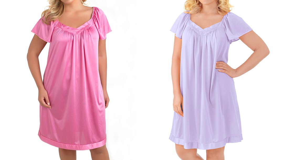 Vanity fair deals silk nightgown