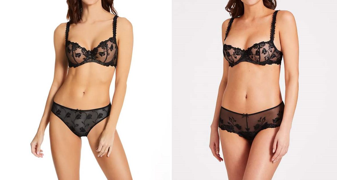 Lace lingerie in black is a classic that's as elegant as it is sexy!