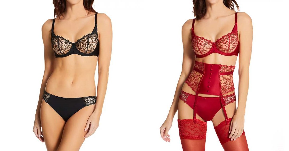 Lace bra and panty sets are a lovely gift.