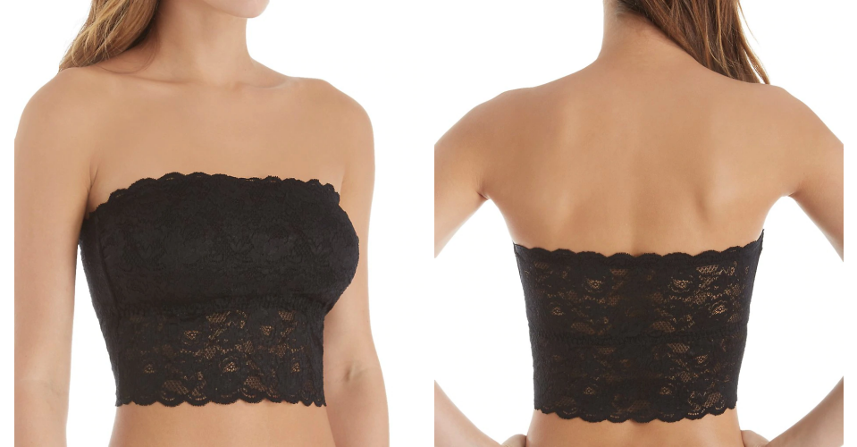 A bandeau bra that's slightly wider can be great way to perk up your wardrobe.