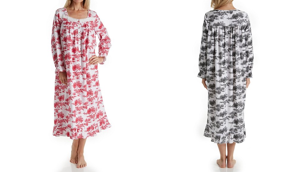 Warm and cozy, a flannel nightgown makes a beautiful gift for the holiday season.