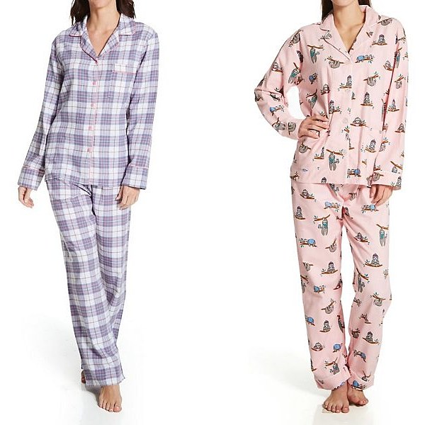 When winter comes round, flannel sleepwear is a must-have favorite for keeping warm.