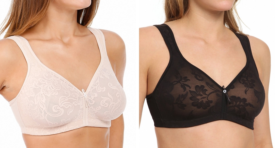 Wireless full coverage bras that are seamless are a great choice for fitted favorites.
