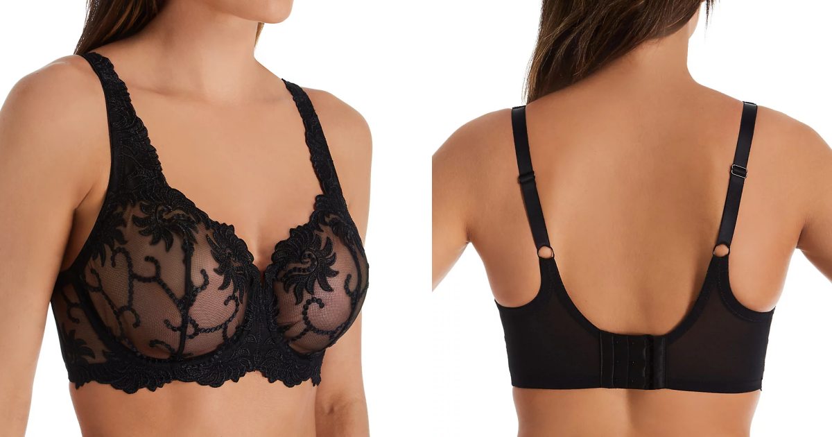 Lunaire lingerie offers fashionable bras for curvy shapes.