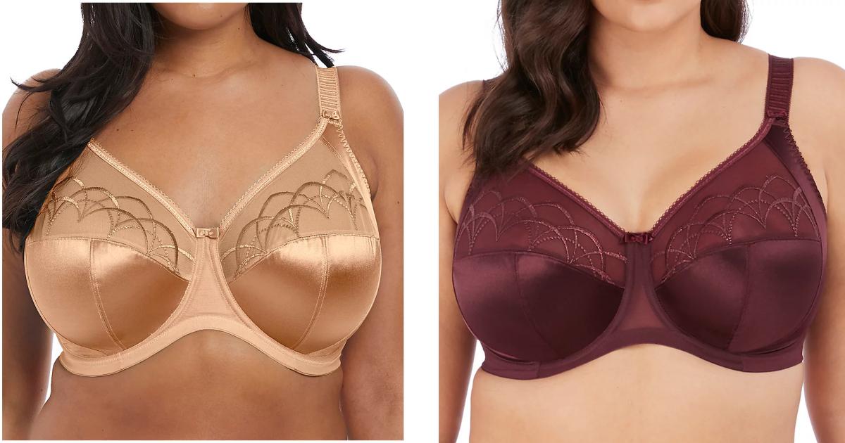 Full figure bras in wireless styles are comfortable and feminine.
