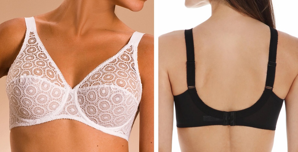 Full coverage bras in soft stretchy lace are a favorite of well-dressed women.