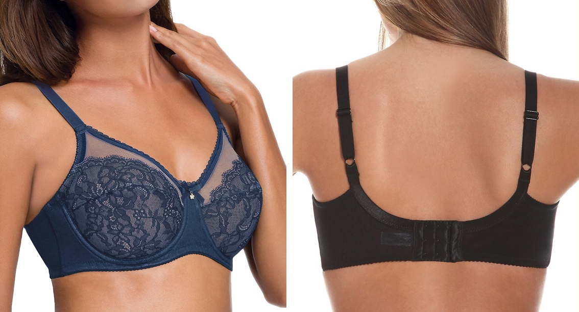 Full figure bra styles with a touch of lace offer a dressy look that goes from day to night in style.